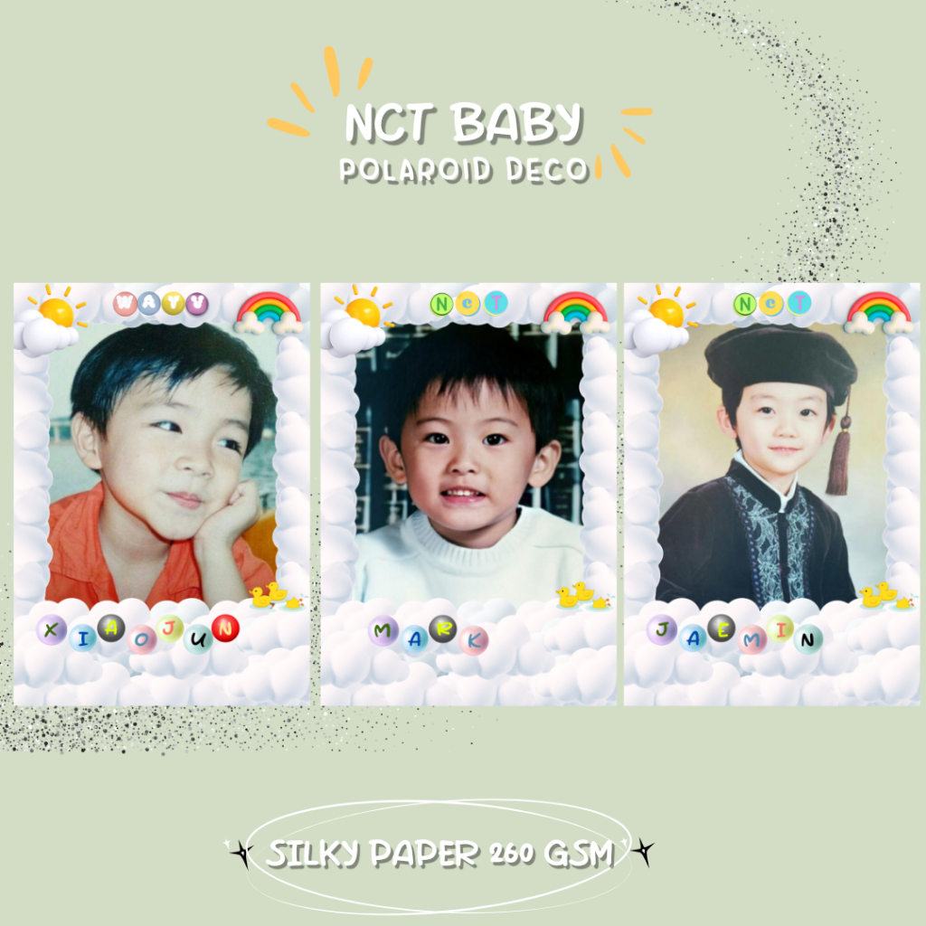 BABY NCT POLAROID DECO NCT 2020 OT23