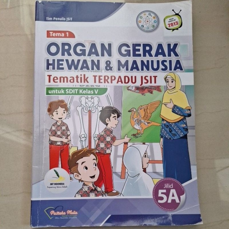 Buku Tematik Terpadu JSIT kelas 5 tema 5A