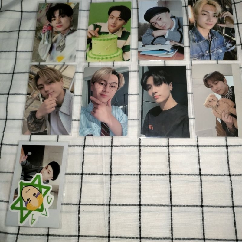 pc photocard jay enhypen, jay 1st enniv, jungwon boneka, jay potter, jay uni dd,