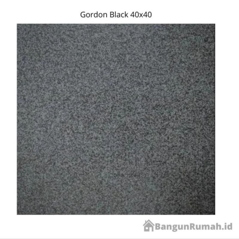 Keramik Kasar Garasi Teras Gordon Black 40x40