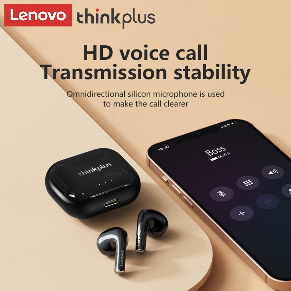 Thinkplus Lenovo LP40 Plus TWS Bluetooth Headset Headphone Earphone samsung