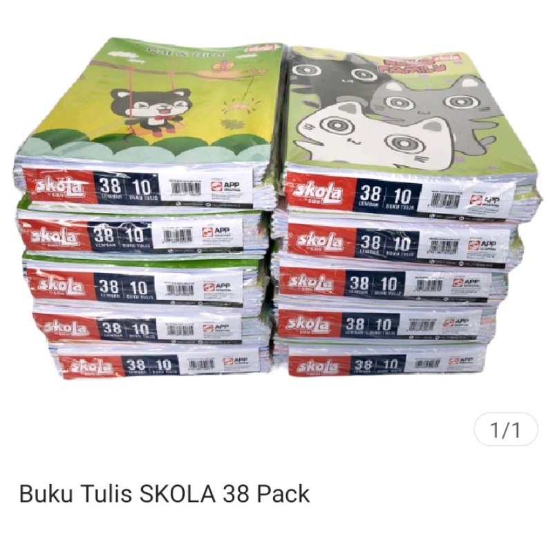 

buku tulis isi 38