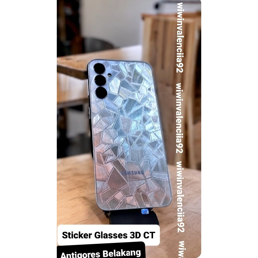 Antigores Belakang Motif BERLIAN 3D Samsung  S10E S10 Lite S8 S8+ S9 S9 Plus S7 EDGE M30 M10 M11 M02 M02s M01 Core M30s Garskin White Transparent Clear+Anti Glare Matte Gar Belakang Gores Jamur Motif Transformer Bahan Film Plastik Back 4G 5G Fe E Lite + S