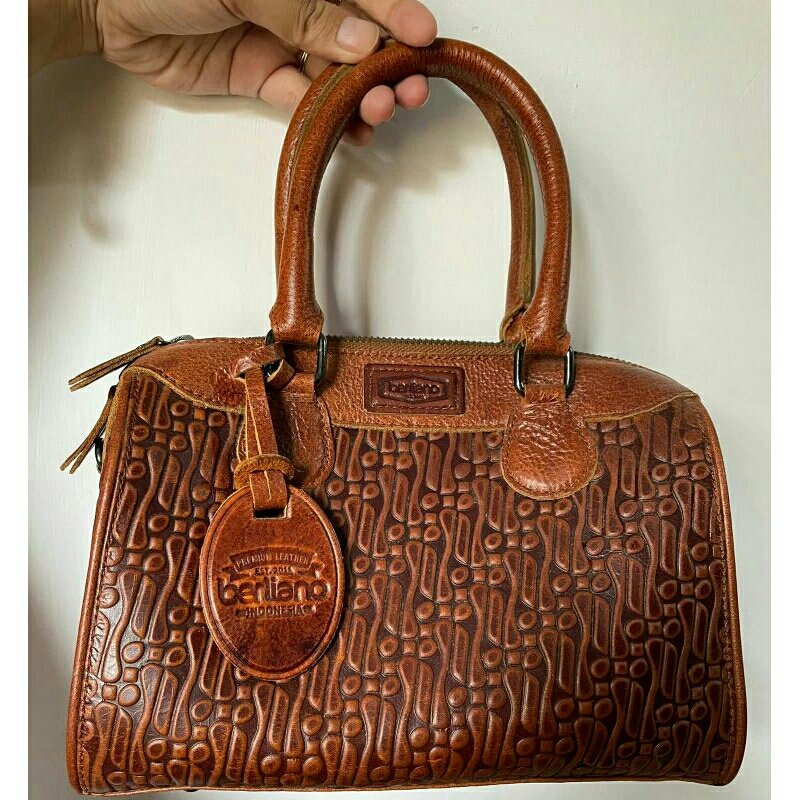 [SIAP KIRIM] BNT BAG HAVANA BY BERLIANO LEATHER