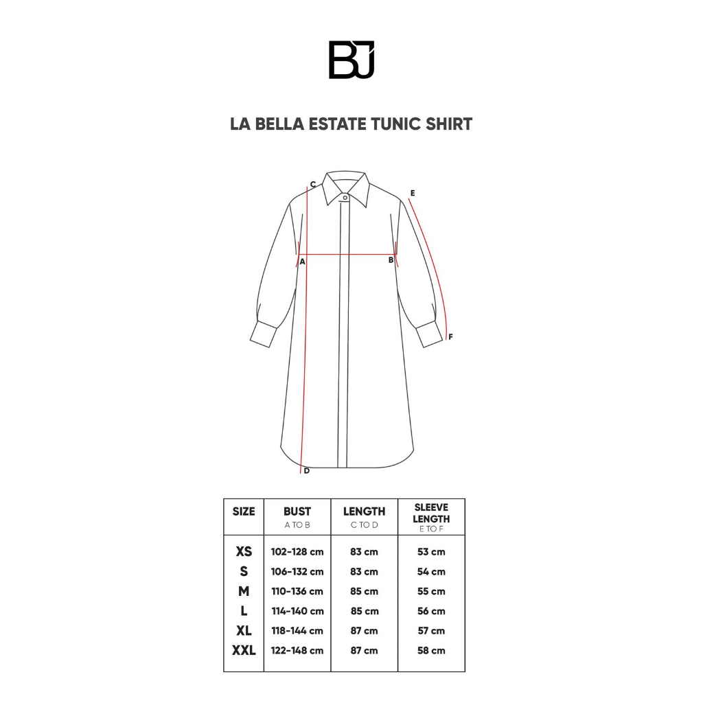 LA BELLA ESTATE TUNIC SHIRT - BENANG JARUM