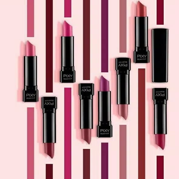 Pixy Silky Fit Lipstick Satin (Kemasan Baru) 4g