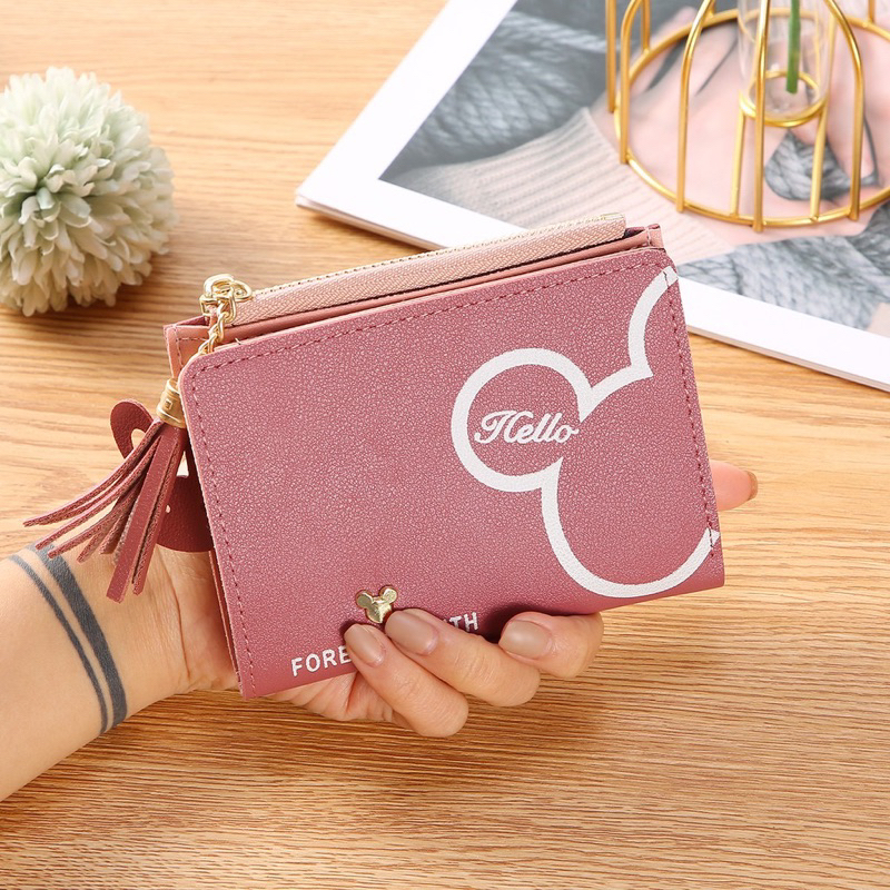 bgskinbukittinggi- Forever Youth Dompet Lipat Kecil Dompet Cantik Motif Kartun - D109