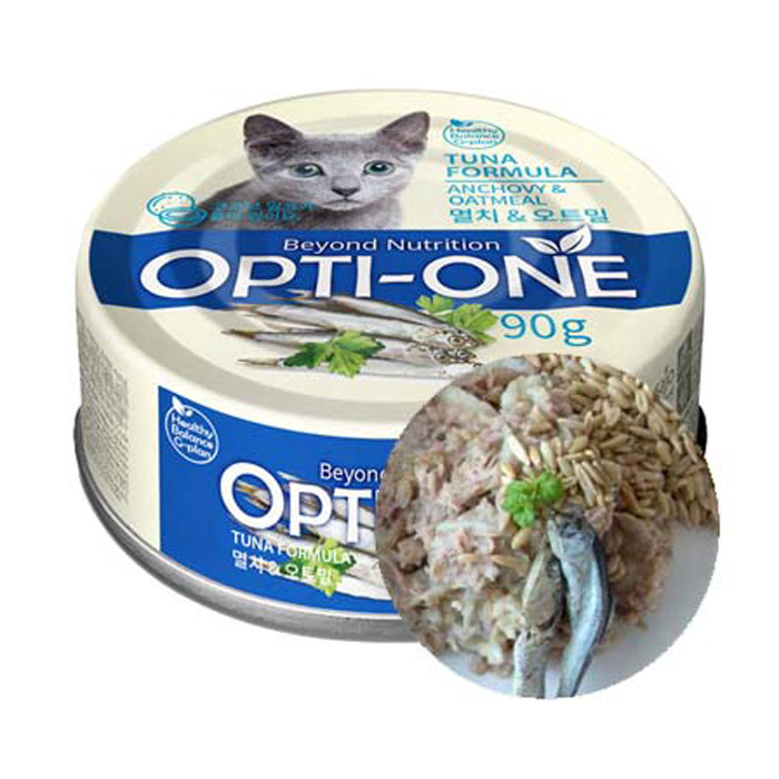 Opti-One Cat White Tuna & Anchovy, Oatmeal 90gr
