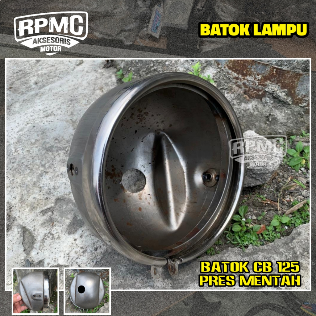 BATOK LAMPU DEPAN CB 125 PRES DETAIL ORI HM24 HEADLAMP DEPAN JUTE DEPO AUTOPAL BILED DAYMAKER GL MEG