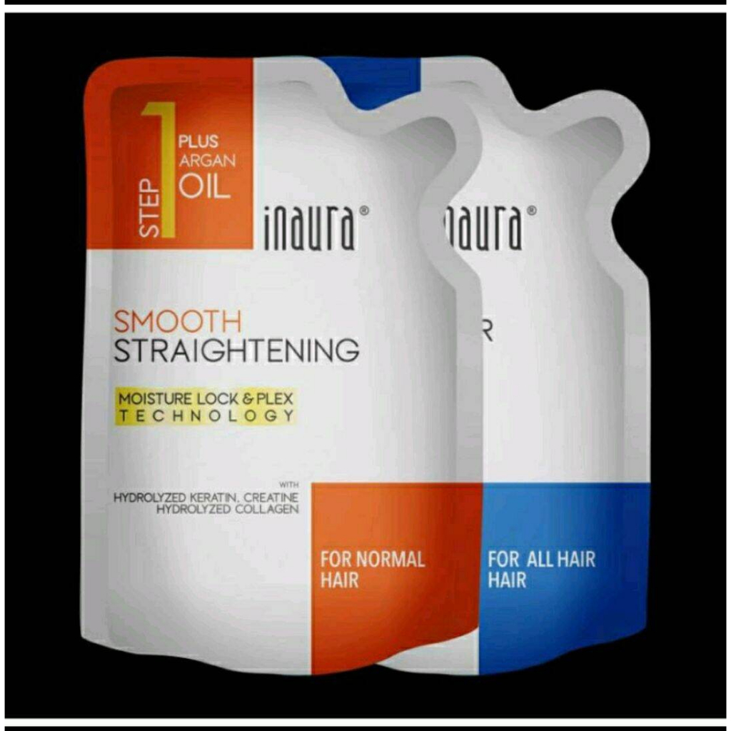 INAURA MAGIC STRAIGHT SMOOTHING KERTAIN SYSTEM 1 &amp; 2  130ML