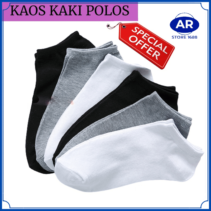 AR KAOS KAKI POLOS UNISEX / KAOS KAKI SEMATA / KAOS KAKI IMPORT / KAOS KAKI MURAH