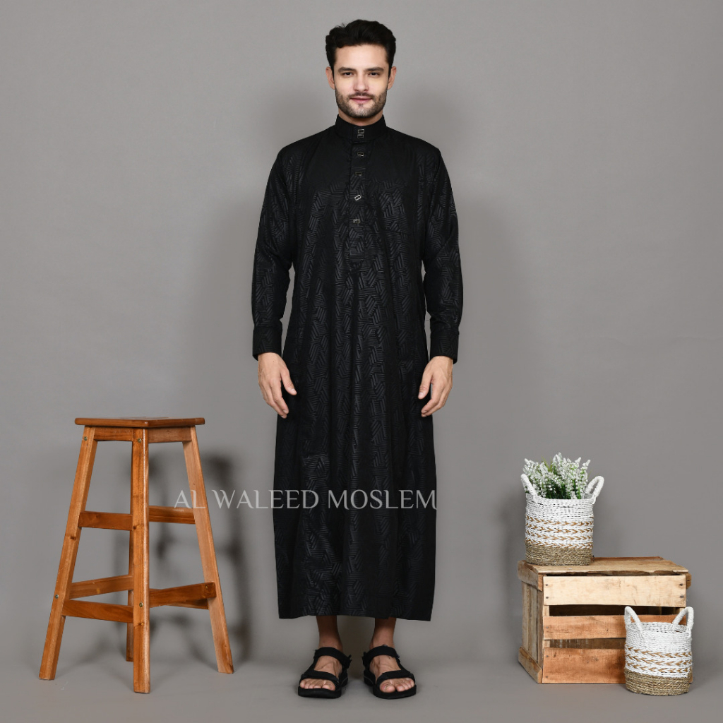 JUBAH PRIA ABBWA JUBAH KEREN JUBAH MOTIF EMBOS