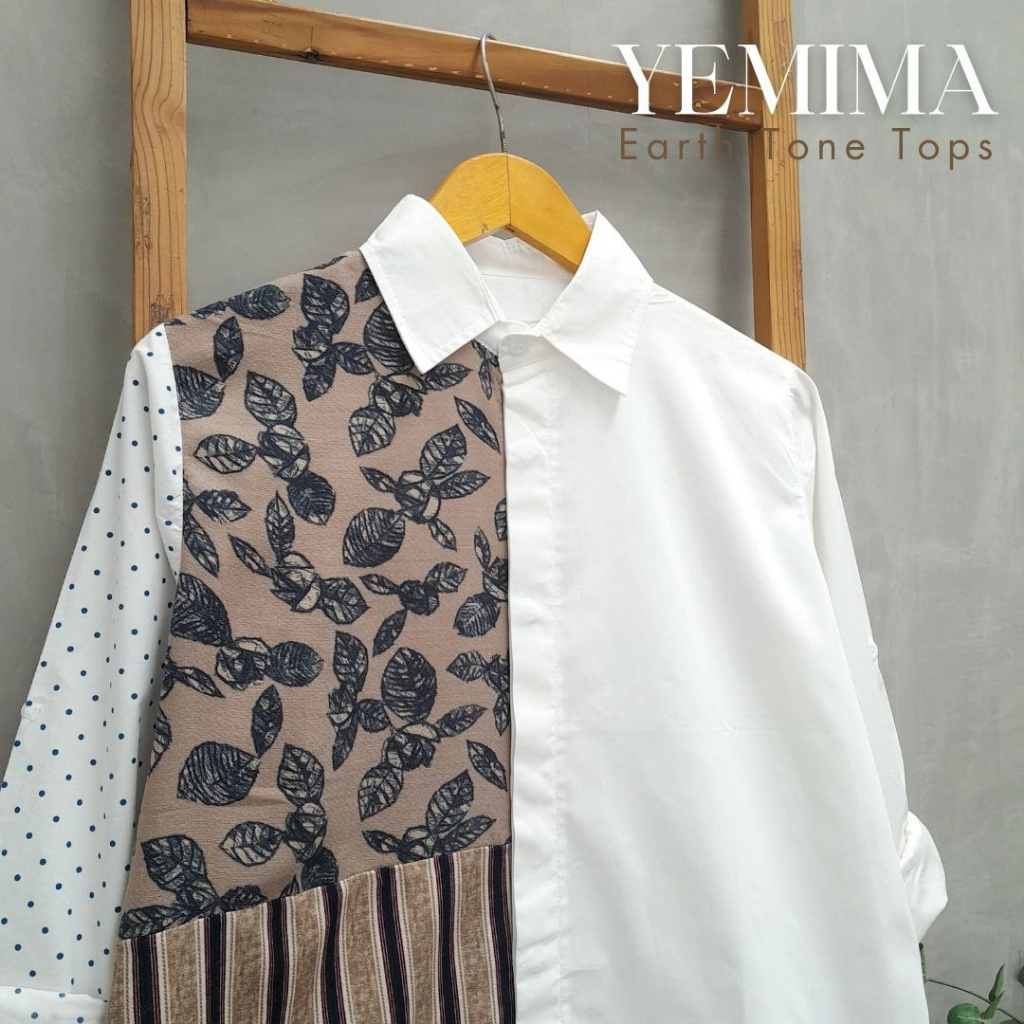 CallieTamami - A 6567 Yemima Earth Tone Tops