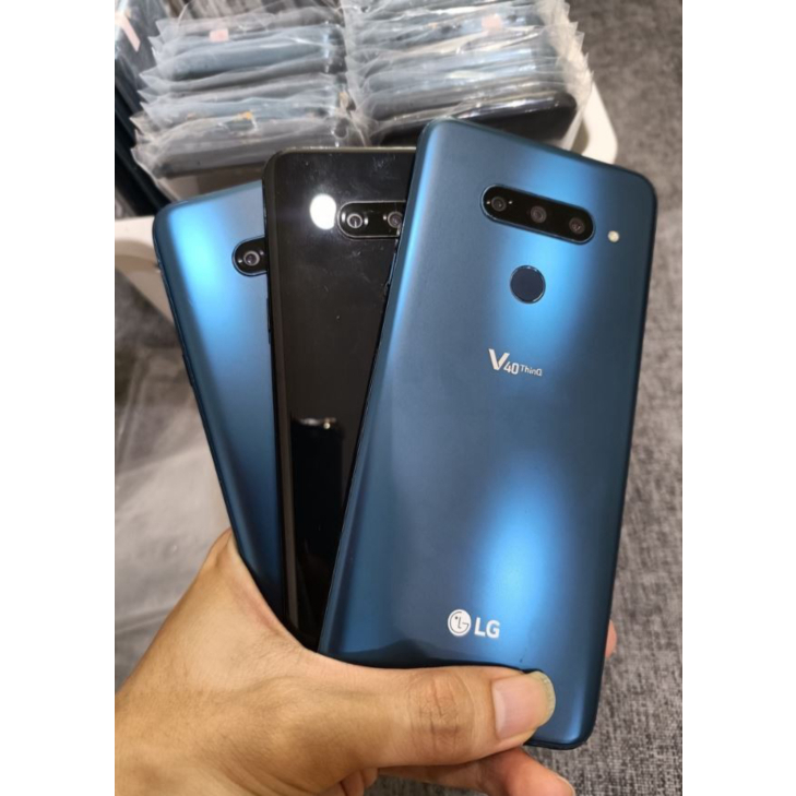 Unik LG V40 THINQ RAM 6GB INTERNAL 128GB ORIGINAL Murah