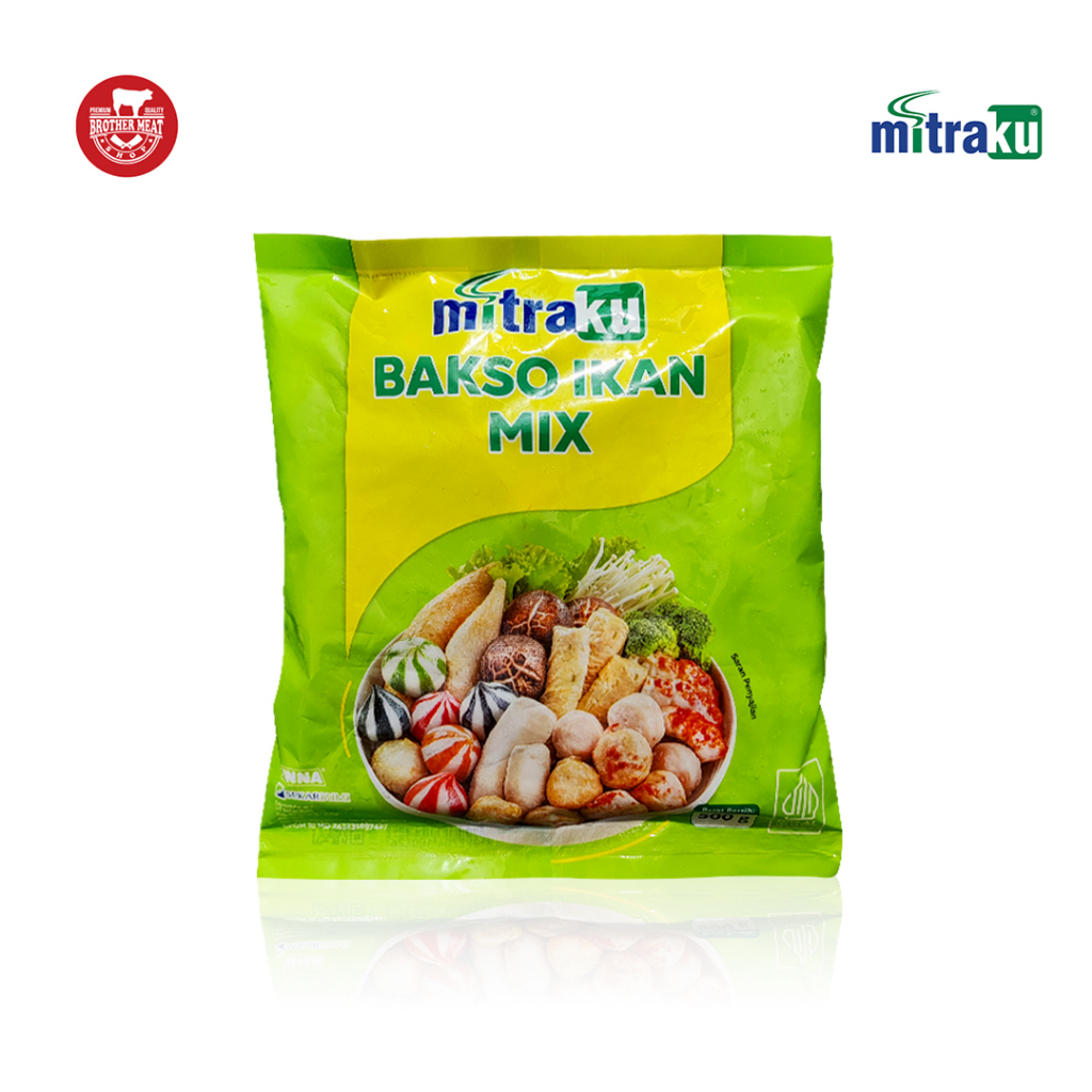 MITRAKU Bakso Ikan Mix 500gr, Olahan Seafood Halal