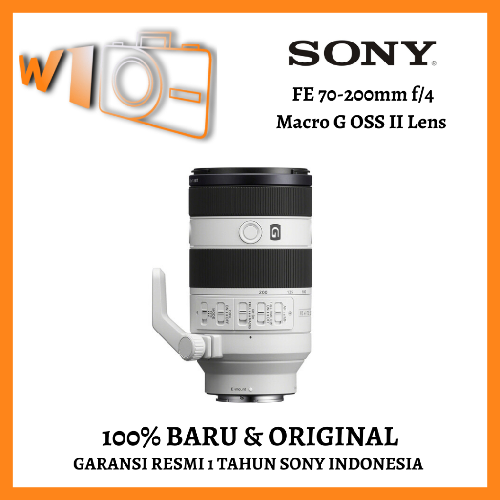 Sony FE 70-200mm f/4 Macro G OSS II Lens