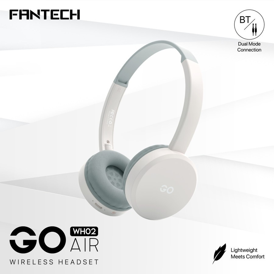 Fantech WH02 GO Air Bluetooth 5.0 Lightweight Headphone Headset