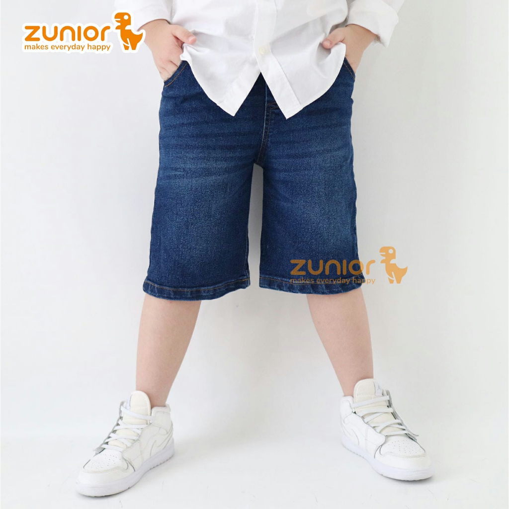 Celana Jeans  Pendek SHORT JEANS Anak Premium Zunior