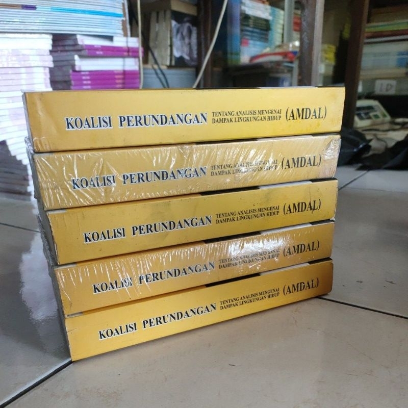 BUKU HUKUM / AMDAL / PERATURAN UNDANG UNDANGAN / KOALISI PERUNDANGAN