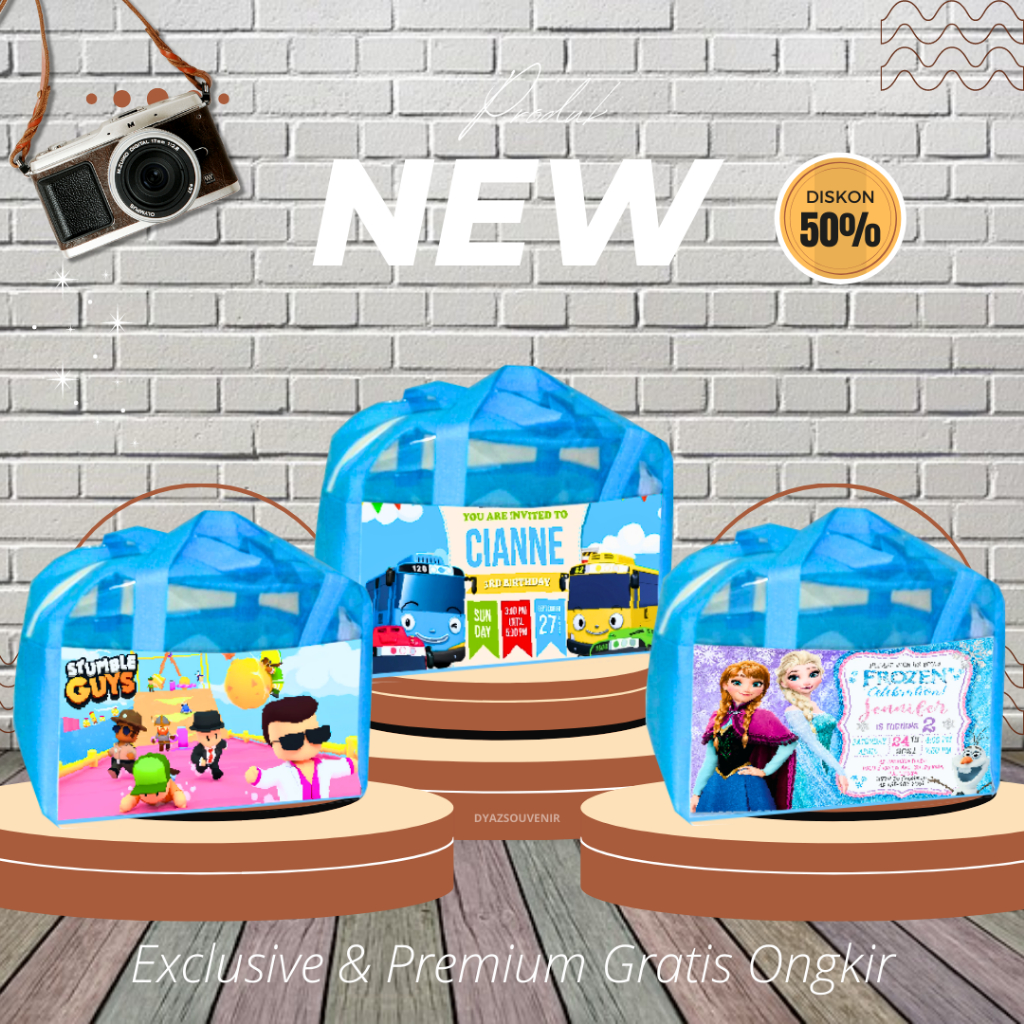 

Spesial Edition Tas Ultah Stumble Guys Frozen Tayo Tas Birthday Premium Terbaru Tas Resleting Tas Mika Hampers Kado Anak