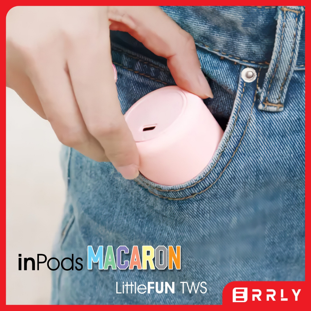 Speaker Bluetooh Mini INPODS Macaron  i12 LIttle fun Musix BOX TWS 2in1 Stereo High Quality