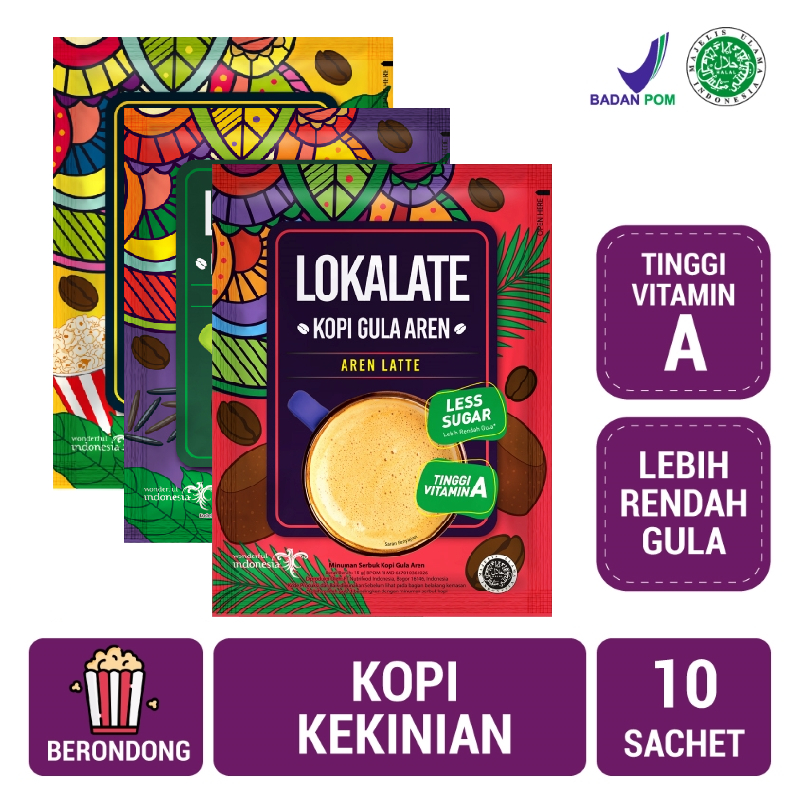 

LOKALATE Kopi Instan Sachet - Aren Latte | Avocado Latte
