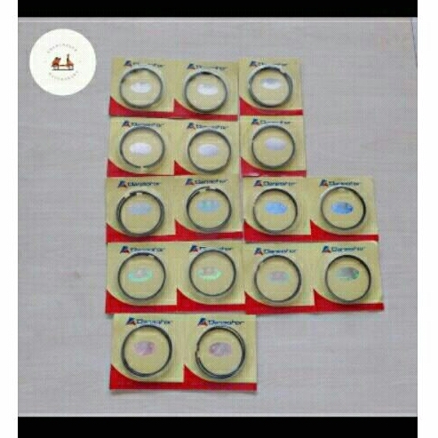 Ring Seher,Piston Vespa (Ring Tipis) 0M,2m,3M,4M,5M,6M,7M,8M Merk Danmotor