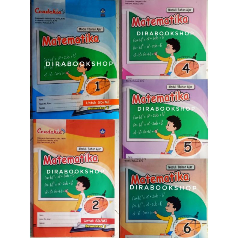 LKS MATEMATIKA CENDEKIA kelas 1/2/4/5/6 sd semester 1 revisi 2023