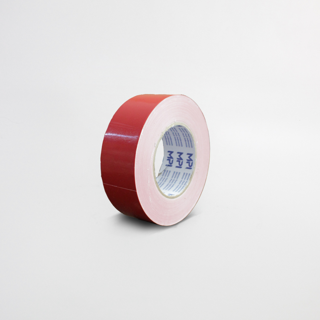 Lakban Kain Merah 40 Meter MPI - Cloth Tape Merah 2 inch 40m MPI