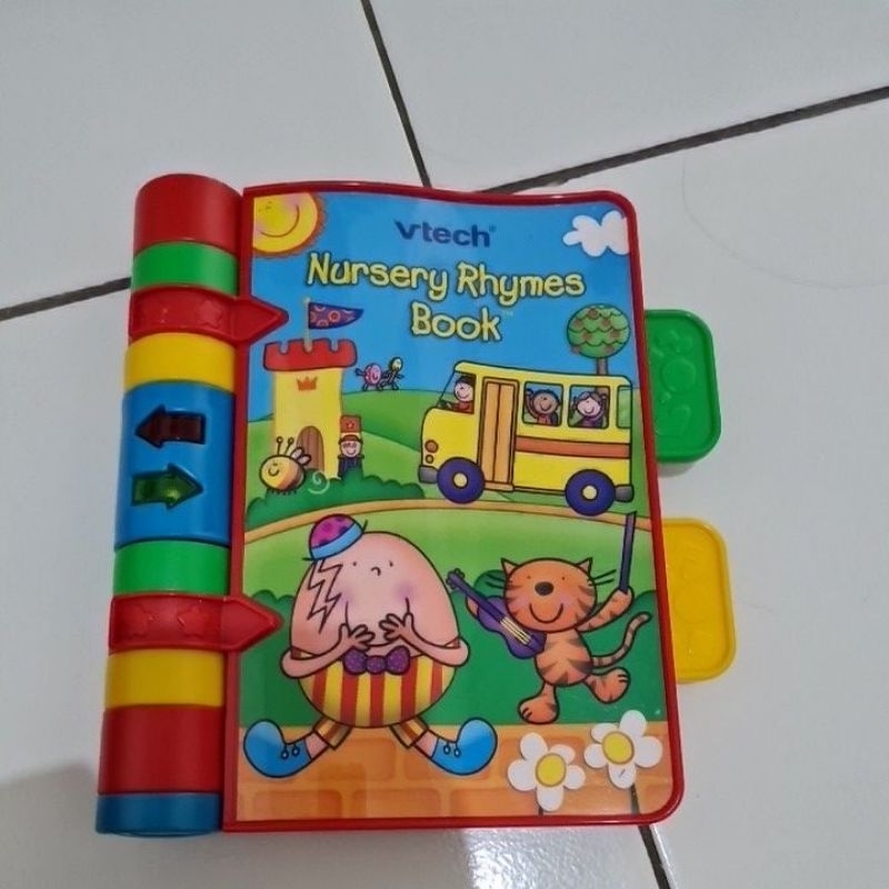 preloved buku cerita elektronik sound book anak Vtech nursery rhymes book