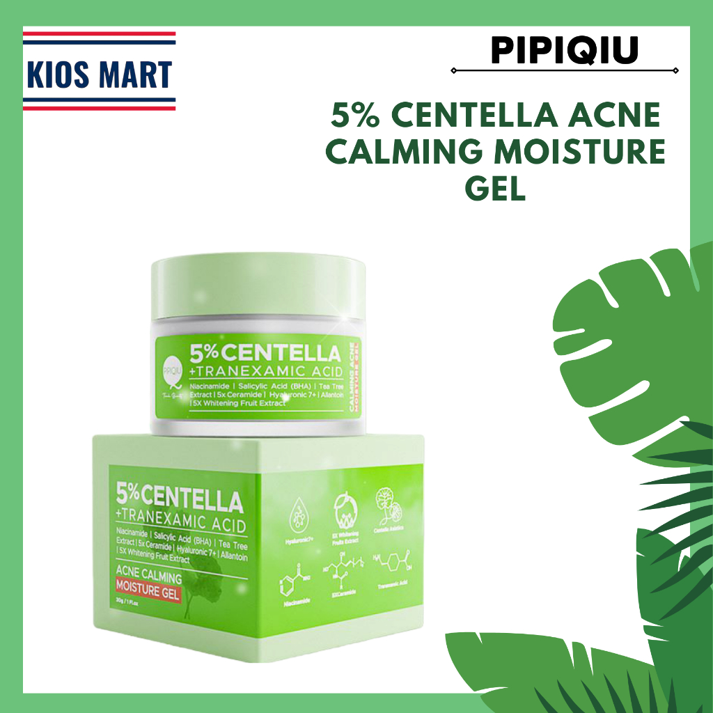 Pipiqiu 5% Centella Acne Calming Moisture Gel 30g | Pelembab Wajah