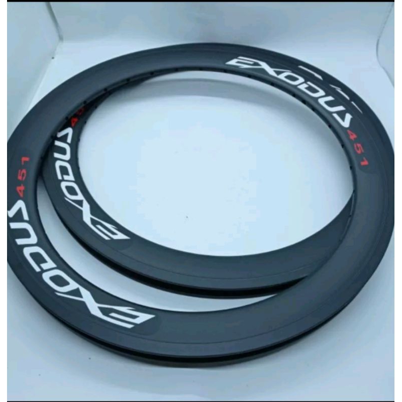 Rims Velg Rim 20 Plus Exodus 32H 4cm 451 20x1-3/8 Double Wall Disc Brake Seli Minion 20+