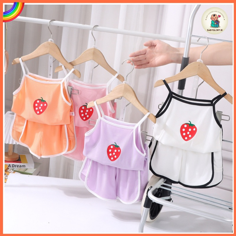 SET ANAK  / SETELAN SINGLET BALITA ANAK CELANA PENDEK