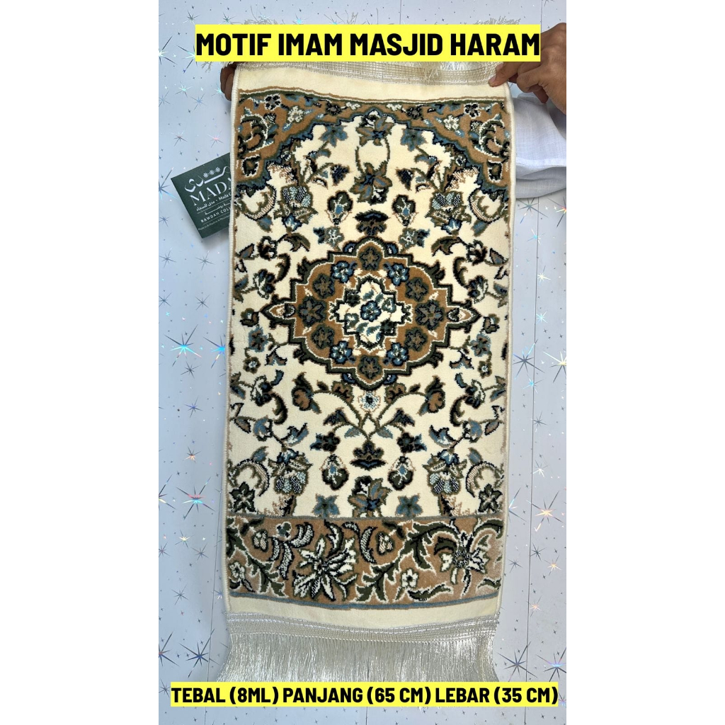 sajadah mini madinah premium ketebalan 4ml-8ml