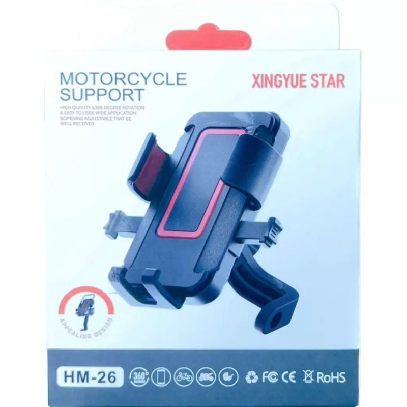 MM - Holder Motor Spion HM-26 All Type Universal Bisa untuk Semua Hp / Phone Stand Handphone Senderan HM 26