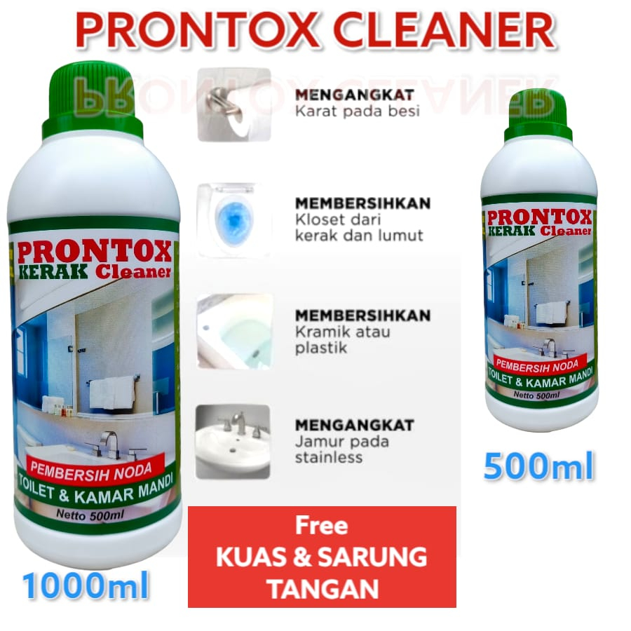 PRONTOX CLEANER Pembersih Closet WC Kamar Mandi Pembersih Kerak yang Menahun Kemasan 500ML