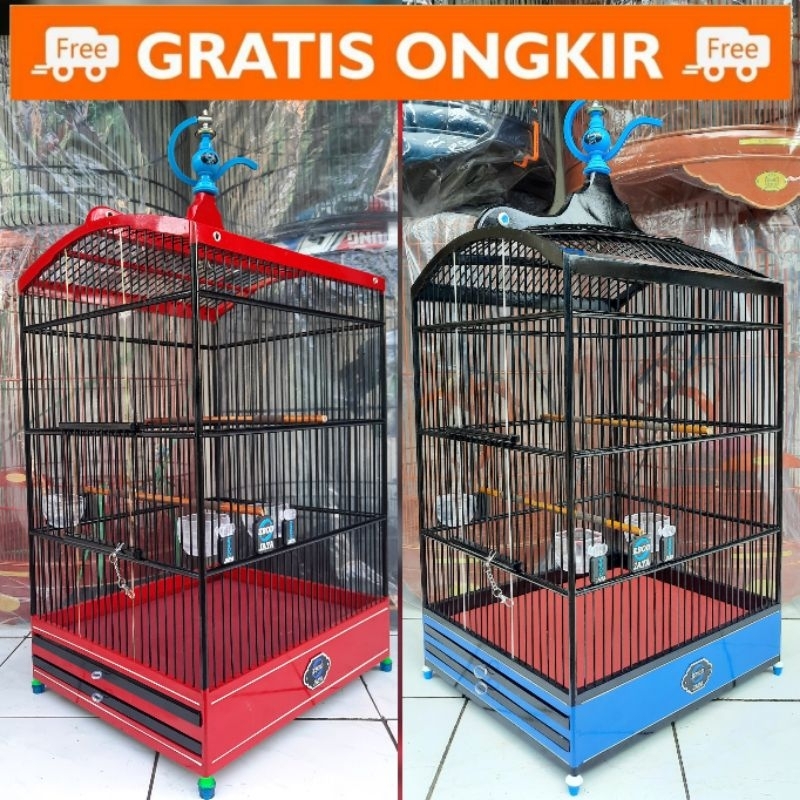 SANGKAR KOTAK EBOD JAYA LIST WARNA NO 3 KOMPLIT//AKSESORIS