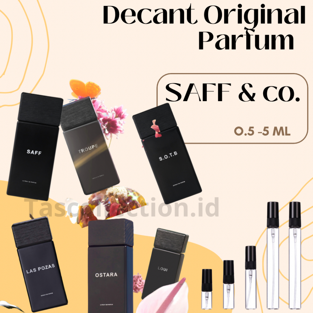 SAFF &amp; Co. | DECANT PARFUME ORIGINAL TRAVEL SIZE 5ml PARFUM CHNO / OMNIA / LOUI / SOLARIS / SOTB