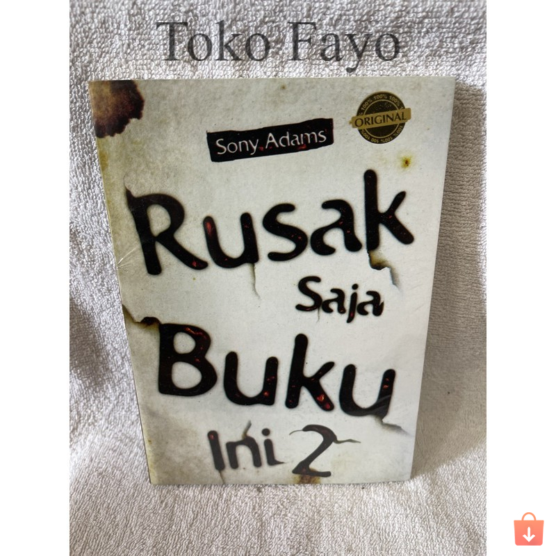 

MURAH LEBAY Rusak Saja Buku ini 2 novel,,,,