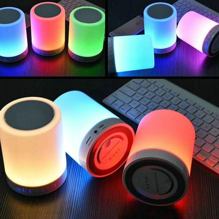 Speaker Smart Touch Lamp Bluetooth Speaker CL-671 M9 Lampu Tidur Sentuh Bunglon Disko mini Speaker Aesthetic