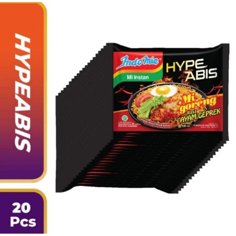

Indomie Hype Abis Mie Goreng Rasa Ayam Geprek 20 Pc