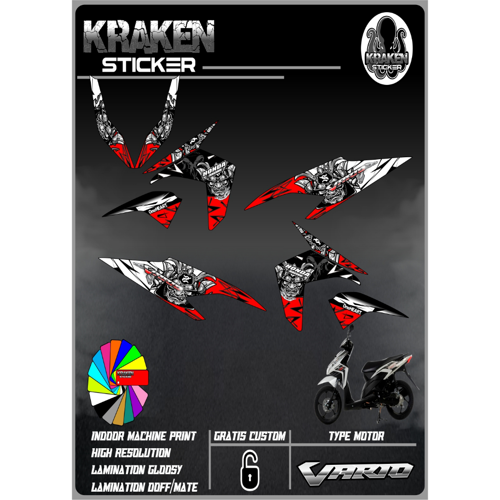 STRIPING STICKER VARIO TECHNO 110 STIKER VARIO TECHNO 110 NEW STICKER LIS LIST HONDA VARIO TECHNO 11