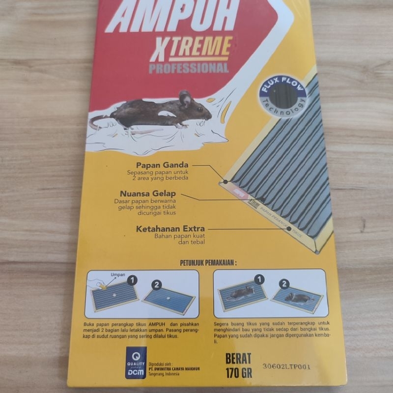 Lem Tikus Papan AMPUH XTREME Lebih Lengket Dan Awet 170 Gram