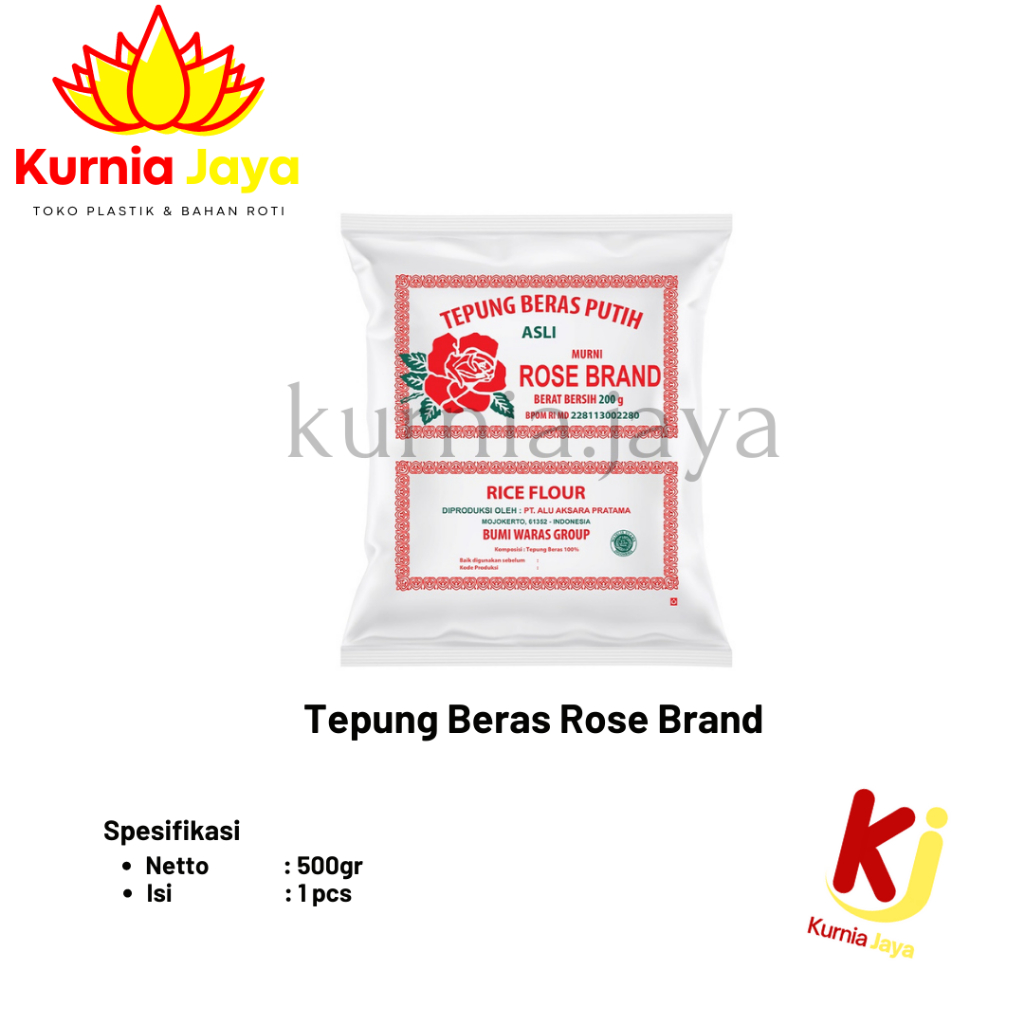 

[ ROSE BRAND ] Tepung Beras 500gr