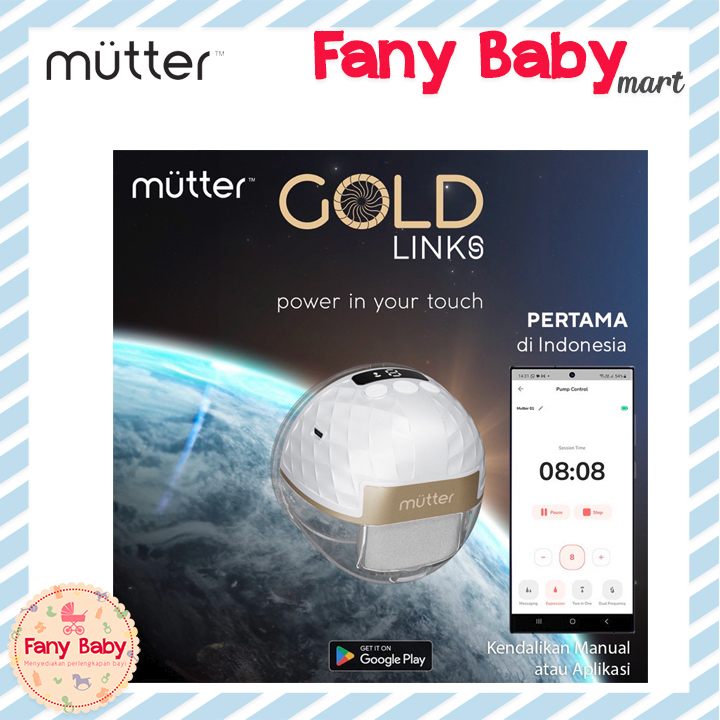 MUTTER GOLD LINK WEARABLE BREASTPUMP BLUETOOTH