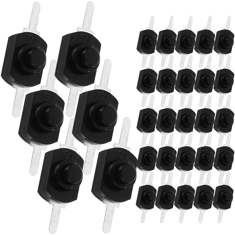 Saklar Senter Kecil 2 Kaki Self Locking Push On Off Switch Dc-50pcs