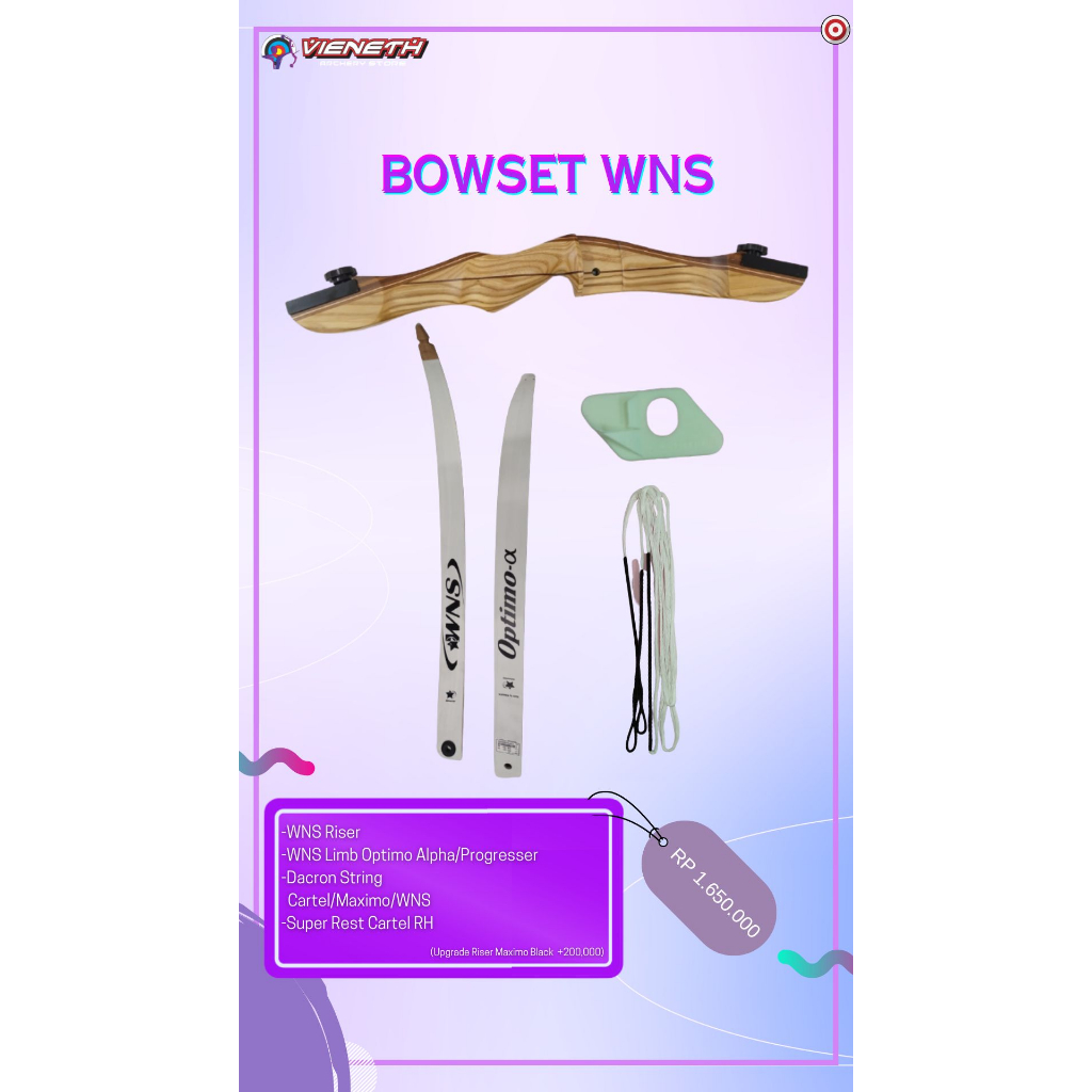 BOW SET WNS - STANDART BOW WNS - BOW SET - PANAHAN