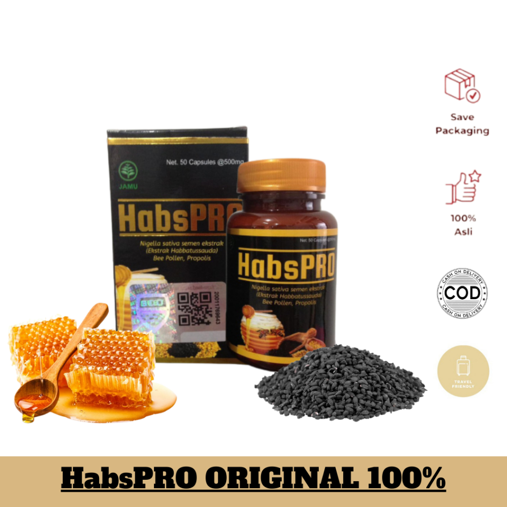 Habspro Original - Habbatussauda Extra Propolis 55 Kapsul