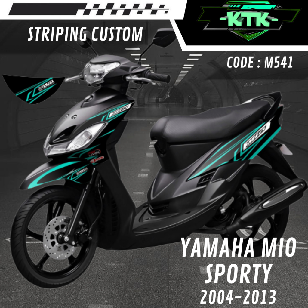 Stiker Lis Sticker List Les Variasi Aksesoris Pelindung Decal Semi Full Body Motor Yamaha Mio Sporty