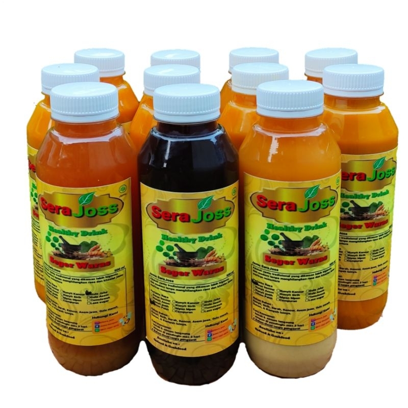 

Kunyit sirih / beras kencur /jamu asli / temulawak / paket 10 botol